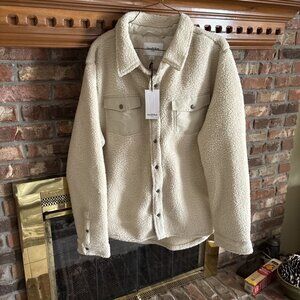 Goodfellow Men’s Snapfront Sherpa Oversized XL New
